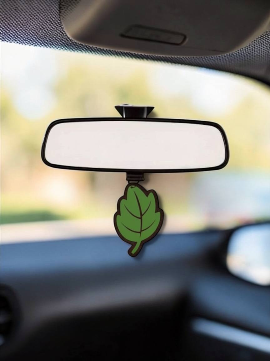 3/6/10Pcs Car Air Freshener Natural Scented Tea Paper Auto Hanging Vanilla Perfume Fragrance Leaf Shape Car Accessories Indoor