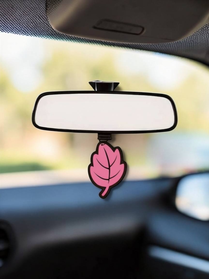 3/6/10Pcs Car Air Freshener Natural Scented Tea Paper Auto Hanging Vanilla Perfume Fragrance Leaf Shape Car Accessories Indoor
